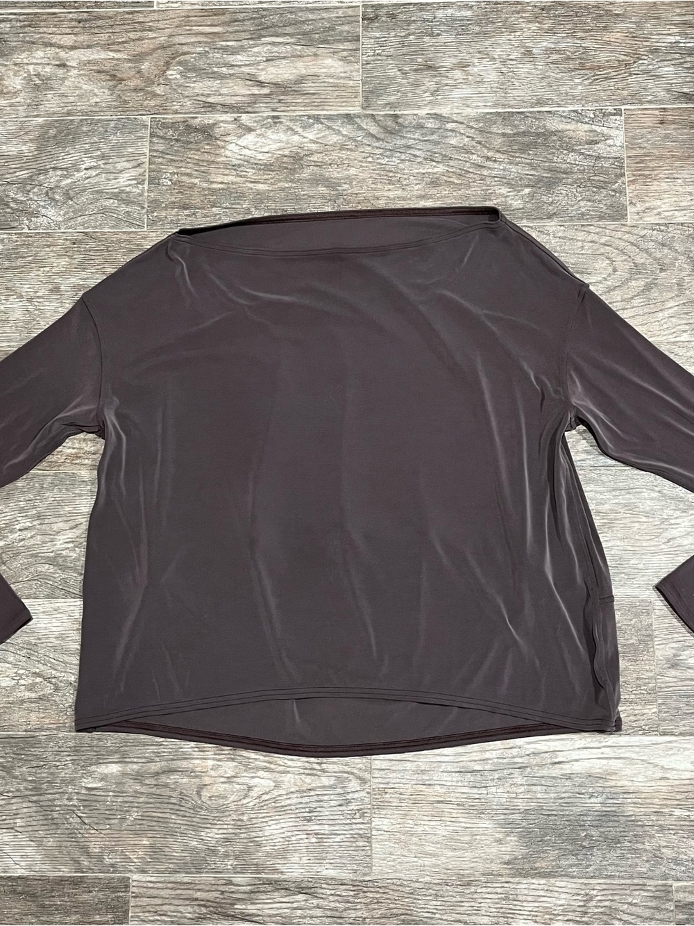 Versatile Women's Long-Sleeve Top in Deep Brown